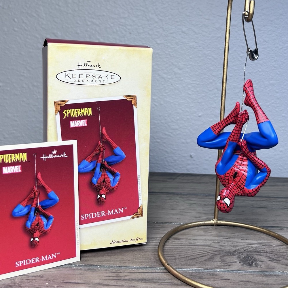 Hallmark Keepsake NIB 2005 Spider-Man Marvel Christmas Ornament Hanging Web VTG
